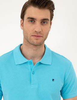 Turkuaz Slim Fit Basic Ti__rt