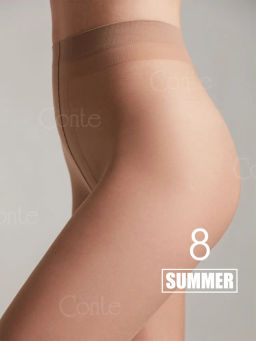 Колготки Conte Elegant Summer 8 полиамид с эластаном натуральный  фото 8