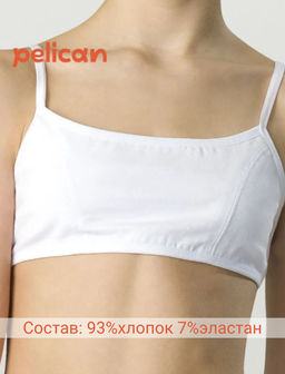 PELICAN, майка для девочек, Белый