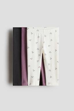 Pack de 3 leggings en punto de algod?n - H&m фото 5