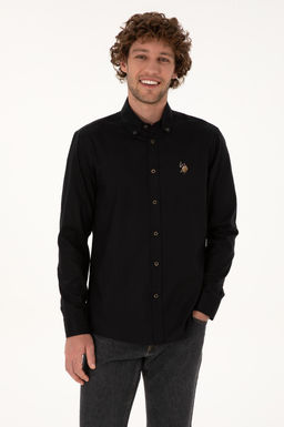 Erkek Siyah Uzun Kollu Basic G_mlek Sepette S_rpriz _ndirim - U.s. polo assn фото 8
