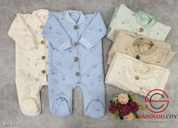 Комбенизон капитон на пуговках для новорожденных и малышей 1 шт