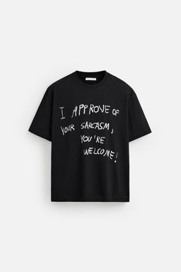 SLOGAN PRINT T-SHIRT - Zara фото 6