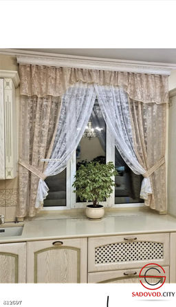 Кухонная штора мрамор 3*1,75 м