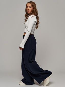 Брюки с начесом футер багги - Nota bene фото 3