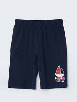 Beli Lastikli Erkek ?ocuk Pijama ?ort