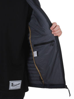 88045 DK. BLUE Куртка мужская демисезонная (100 гр. холлофайбер)