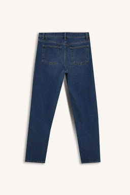 Джинсовые брюки свободного кроя для мальчиков прямого кроя - Defacto фото 8