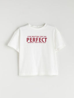 Bisiklet Yaka K?z ?ocuk Ti??rt