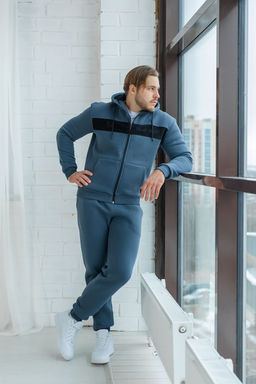 С НАЧЕСОМ Спортивный костюм Футер 3-х нитка - Relay фото 4