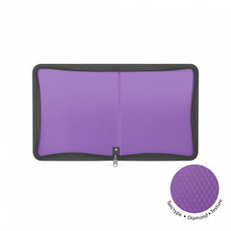 Цена за 4 шт. Папка для тетрадей на молнии пластиковая ErichKrause Diamond Vivid, A4+, ассорти (в пакете по 4 шт.)  фото 14