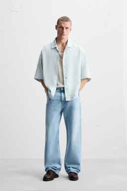 SHIRT WITH FLORAL EMBROIDERY