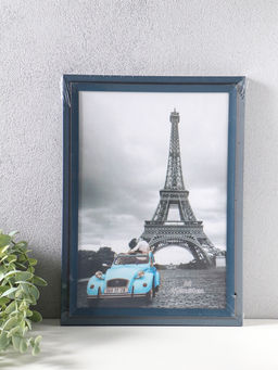 Фоторамка пластик формат А4 см "Остин" иссиня-чёрный 33,5х24,5х1,5 см