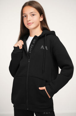 Теплый детский костюм из футера трехнитки с начесом Happyfox