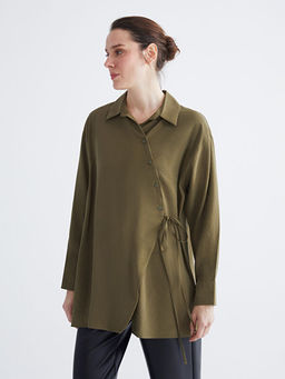 Modal Kar???ml? Kad?n G?mlek Tunik