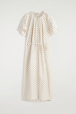VESTIDO MIDI PLISADO CON CINTUR?N