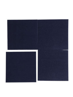 Ковролин самоклеящийся для пола и для стен, 300×300 мм, цвет синий, 10 шт.