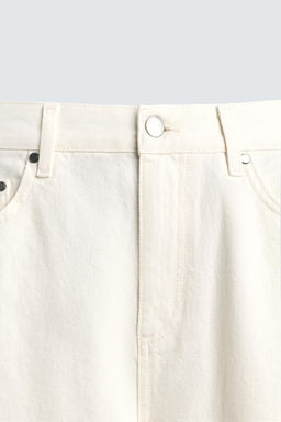 TAPERED WIDE-LEG JEANS - Zara фото 9