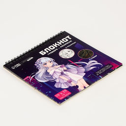 Блокнот гравюра-раскраска Аниме-герои, 19 х 19см - Школа талантов фото 2