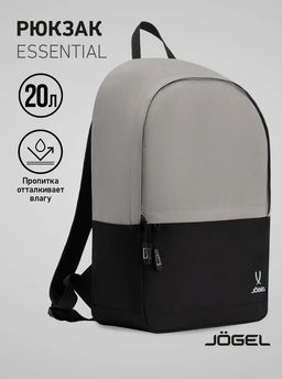 Рюкзак JOGEL ESSENTIAL Backpack, серый/черный