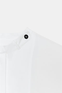 CAMISA OVERSIZE POPEL?N ZW COLLECTION / Blanco roto - Zara фото 6