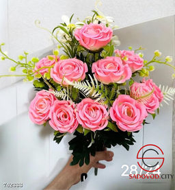 Букет искусственных цветов, 10 шт