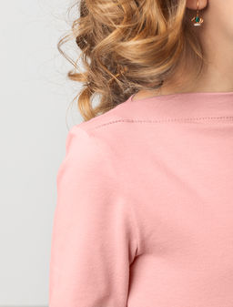 VILATTE / Джемпер из премиального хлопка с эластаном для девочки  фото 3