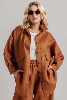 Блузка женская Р95098/03/Терракотовый