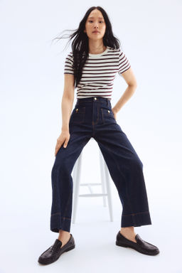 Wide High Ankle Jeans - H&m фото 6