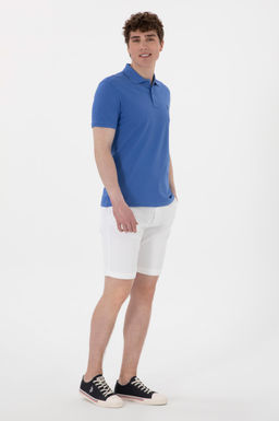 Erkek Slim Fit Polo Yaka _ndigo Basic Ti__rt - U.s. polo assn фото 4