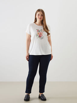 Straight Fit Kad?n Jean Pantolon