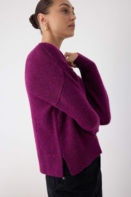 More Sustainable Fusya Alpaka Yunu Kar?s?ml? Premium/Ozel Iplik Triko H?rka | TWOAW26HI00000