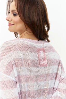 Джемпер 2260/1 Бело-розовый - Ave rara фото 4
