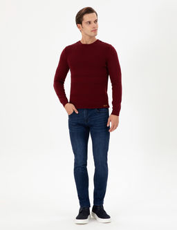 Erkek Koyu Mavi Jean Pantolon