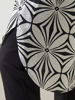 Desenli Oversize Kad?n G?mlek Tunik