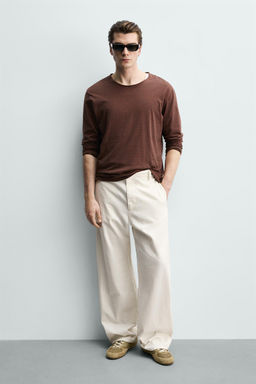 ZAPATILLA ESTILO RETRO / Marr?n Arena - Zara фото 2