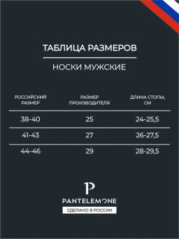 /10пар. Мужские носки - Pantelemone фото 3