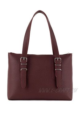 Сумка Модель №1450 | кожзам | гладкий | бордовый | Р847-23 | 27669