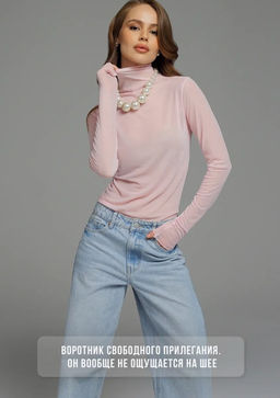 трендовая Водолазка-гольф из сетки - Sahar art lab фото 19