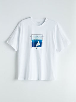 Bisiklet Yaka K?sa Kollu Penye Erkek Ti??rt