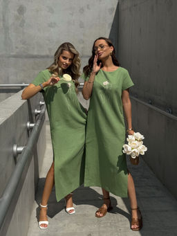 Платье DilanaVIP 2100 зеленый