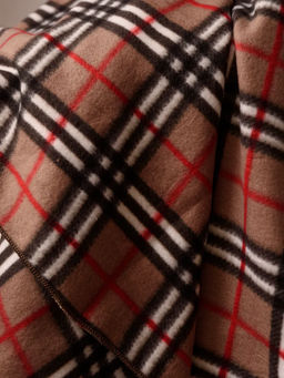 Флисовый плед 130x160 см с принтом PF130, двусторонний: Для дома, дивана, пикника, машины, путешествий - Bio-Line