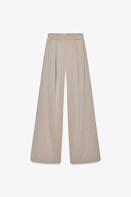 WASHED-EFFECT INTERLOCK TROUSERS - Zara фото 6