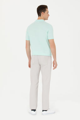 Erkek Regular Fit A__k Gri Kanvas / Chino Pantolon