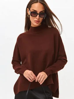 Свитер Нэлт (коричневый) One Size