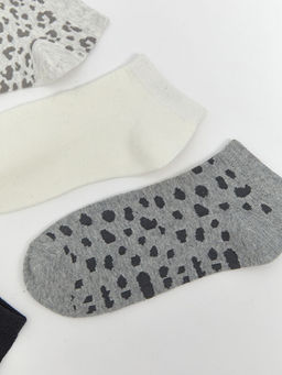 Desenli Kad?n Patik ?orap 5li