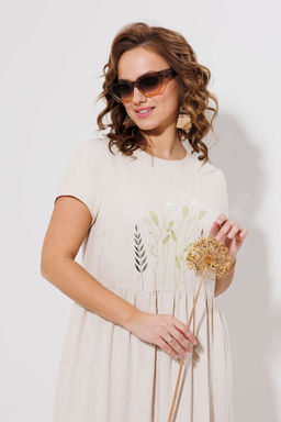 Платье Galean Style 965 светлый беж