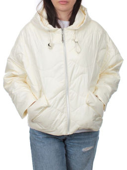 23-061 MILK Куртка оверсайз демисезонная женская (синтепон 100 гр.)