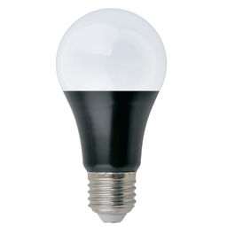 LED-A60-9W/UVAD/E27/FR PLZ07BK Лампа светодиодная ультрафиолетовая для дискотек . Спектр UVA 410нм. Картон. ТМ Uniel