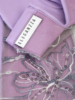 Перчатки женские б/п IS01005 lilac purple - Eleganzza фото 4